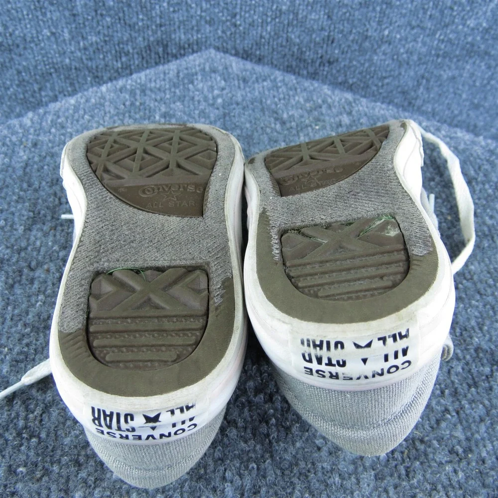 Converse Toddler Girls Sneaker Shoes Gray Fabric Lace Up Size T 12 Medium